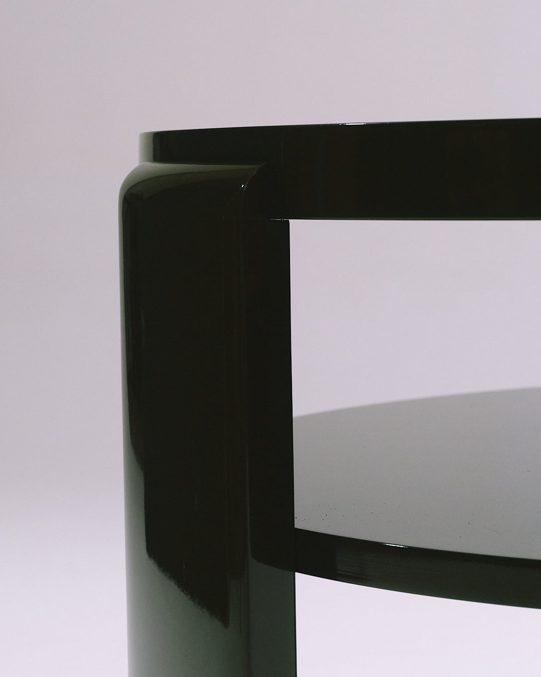 TABLE BASSE SPINA BOIS LAQUÉ VERT