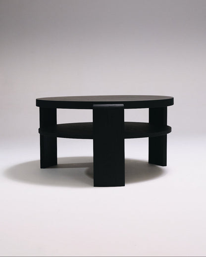 TABLE BASSE SPINA BOIS NOIR