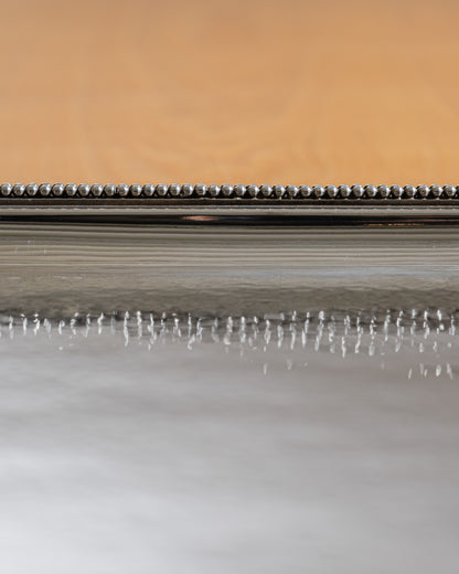 PLATEAU EN MÉTAL ARGENT, JEAN DESPRÉS, 1930s