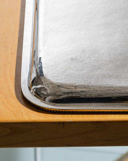 PLATEAU EN MÉTAL ARGENT, JEAN DESPRÉS, 1930s