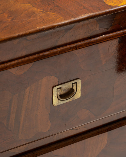 OLIVE WOOD VENEER SIDEBOARD, 1950S