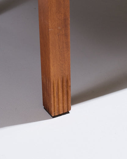 Wooden coffee table, Bernard Vuarnesson, 1970s