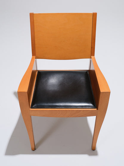 PAIR OF POSTMODERN CHAIR ARMCHAIRS, XO EDITION, MATTHEW HILTON, 1980s