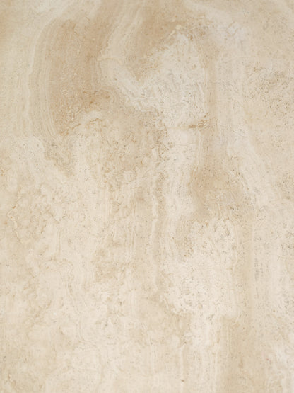 Rectangular travertine coffee table, 1980s