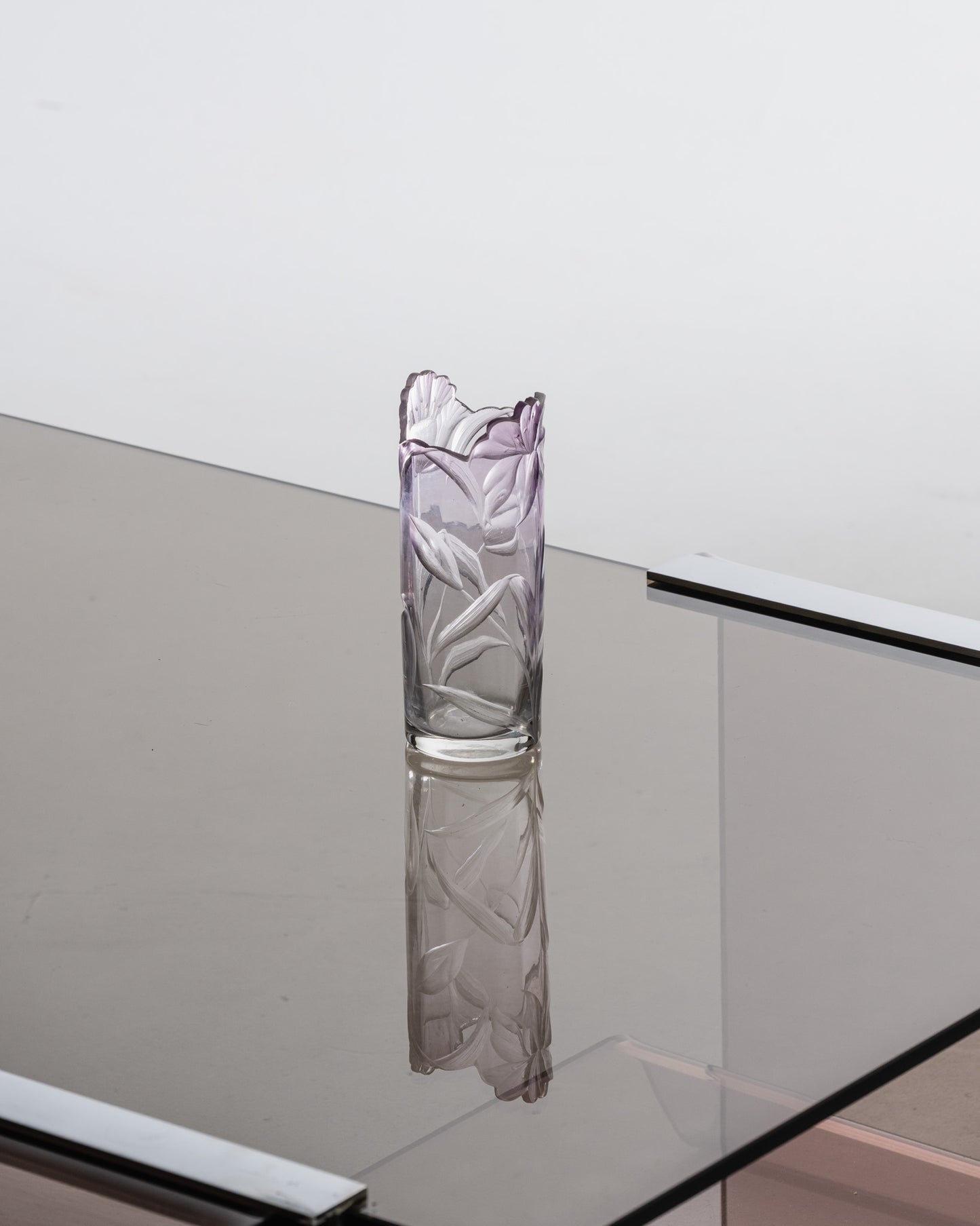 CRYSTAL VASE, MOSER KARLSBAD, 1930s