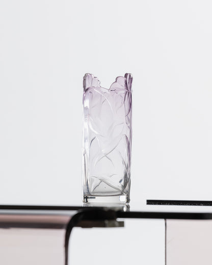 CRYSTAL VASE, MOSER KARLSBAD, 1930s