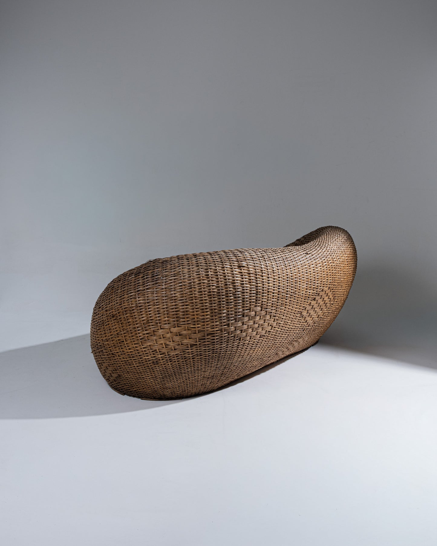 Wicker outdoor sofa, 1960s