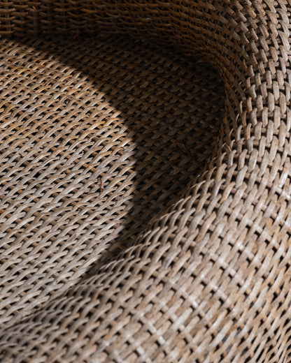 Wicker outdoor sofa, 1960s