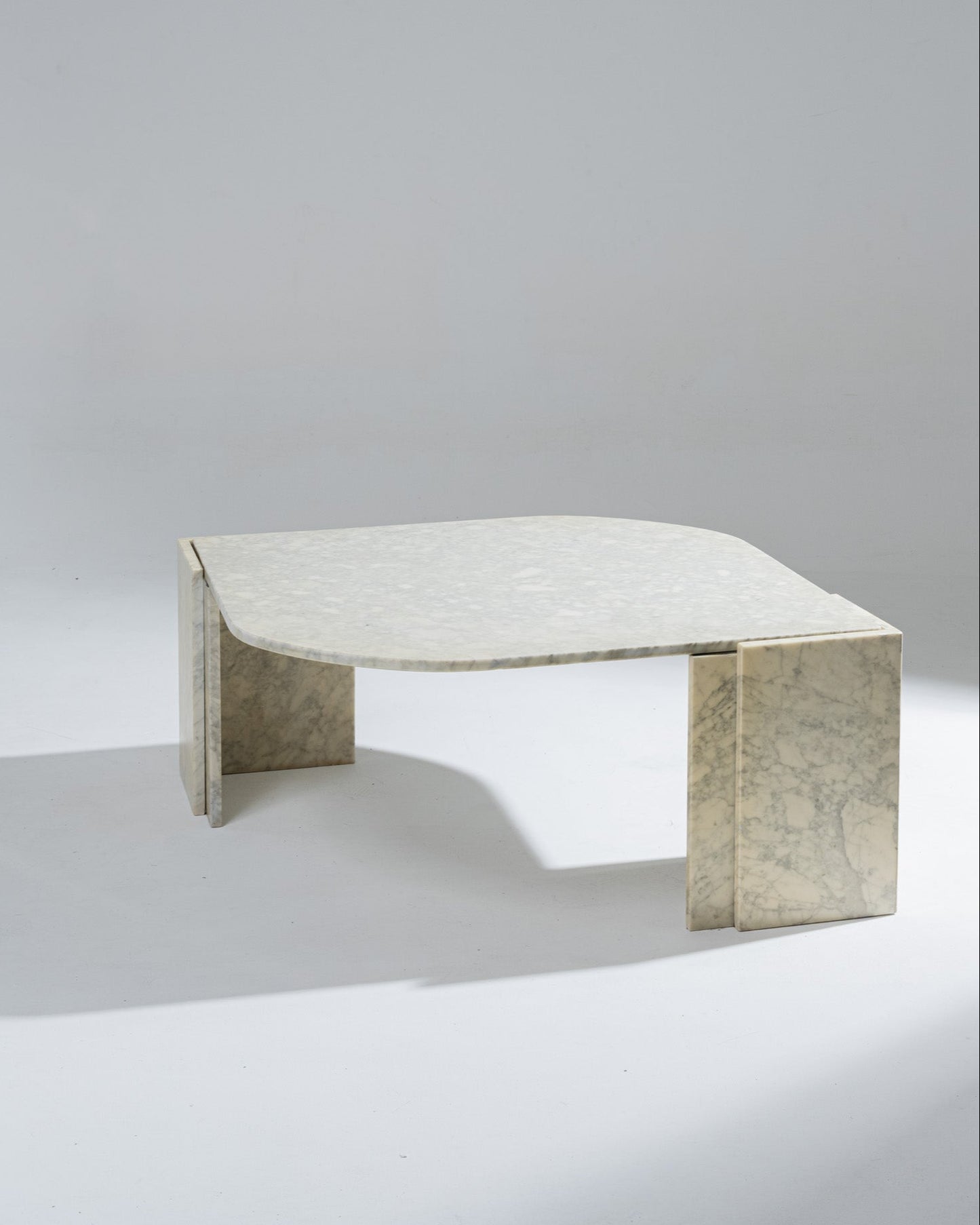 MARBLE COFFEE TABLE, 1980s