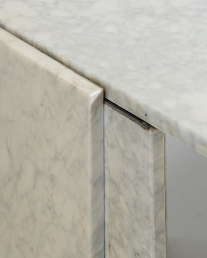 MARBLE COFFEE TABLE, 1980s