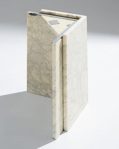 MARBLE COFFEE TABLE, 1980s