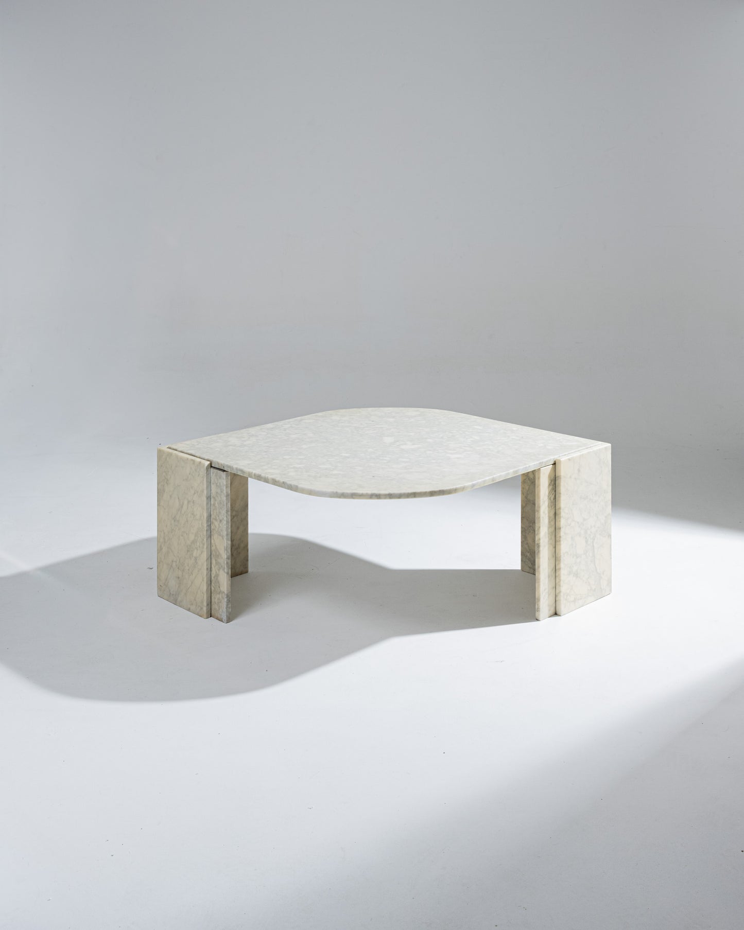 MARBLE COFFEE TABLE, 1980s