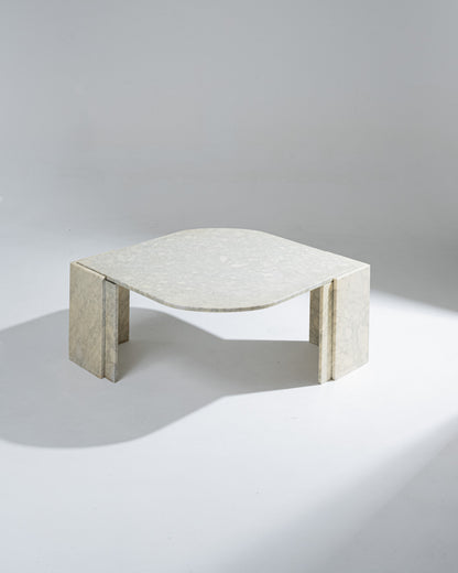 MARBLE COFFEE TABLE, 1980s