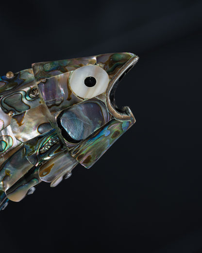 FISH BOTTLE OPENER IN MOTHER OF PEARL