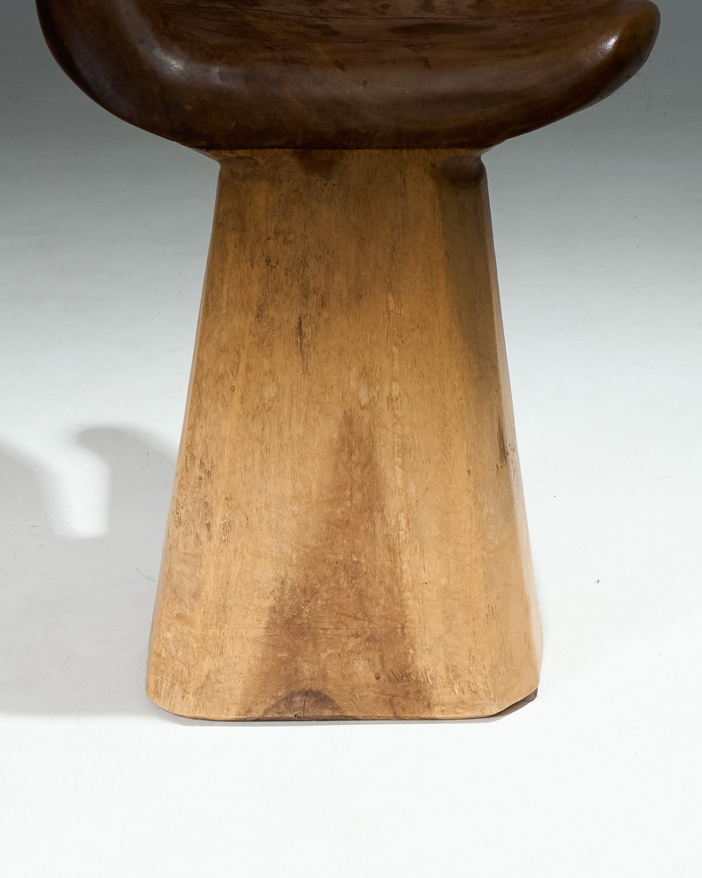 Solid wood hand chair, 1960s