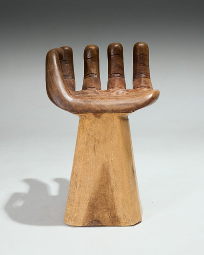 Solid wood hand chair, 1960s