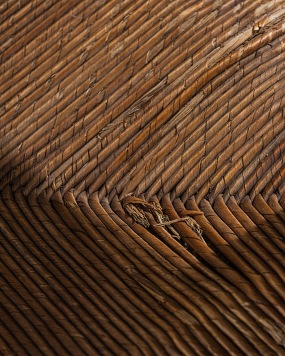 RESERVE JULES WOOD AND STRAW ARMCHAIR, CHARLES DUDOUYT, 1930s