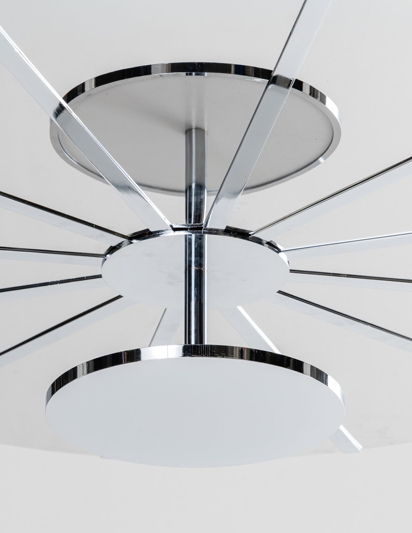 Madia pendant light in chrome finish