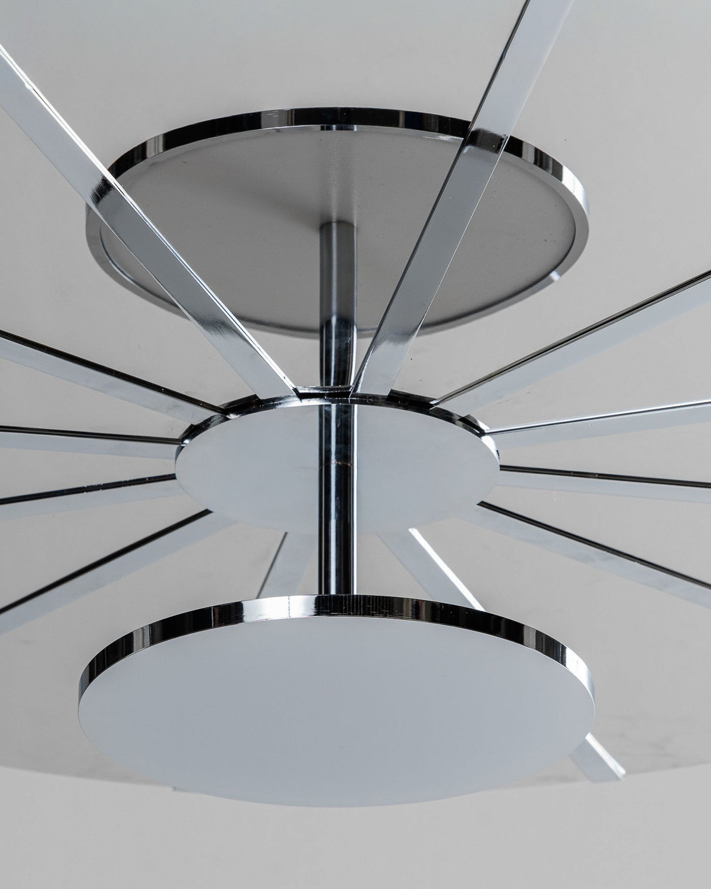 Madia pendant light in chrome finish