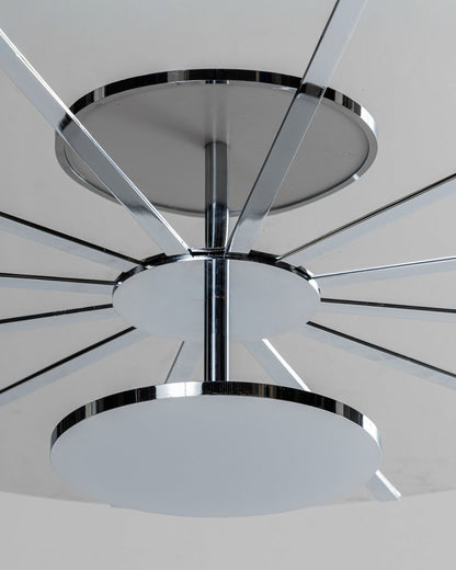 Madia pendant light in chrome finish