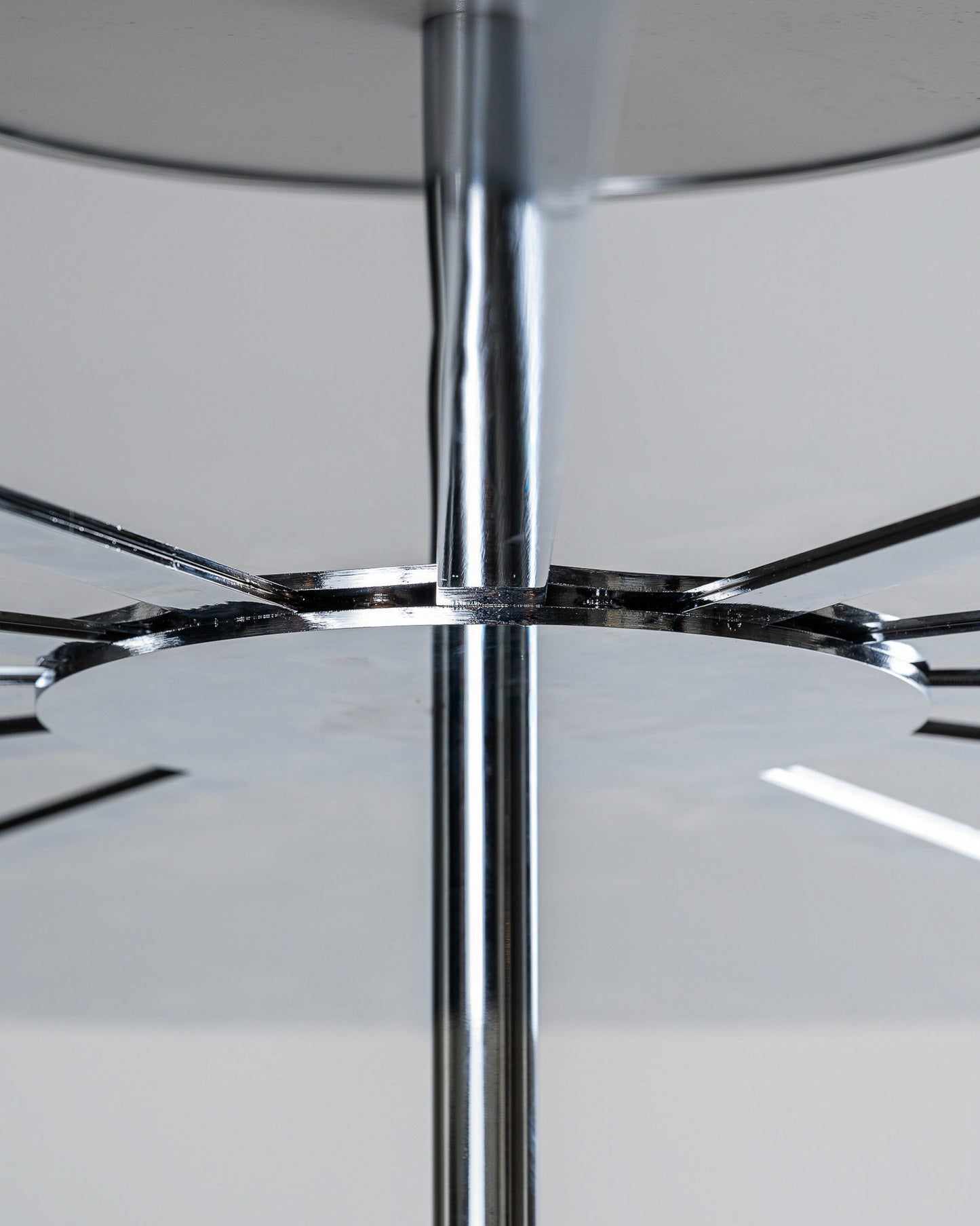 Madia pendant light in chrome finish