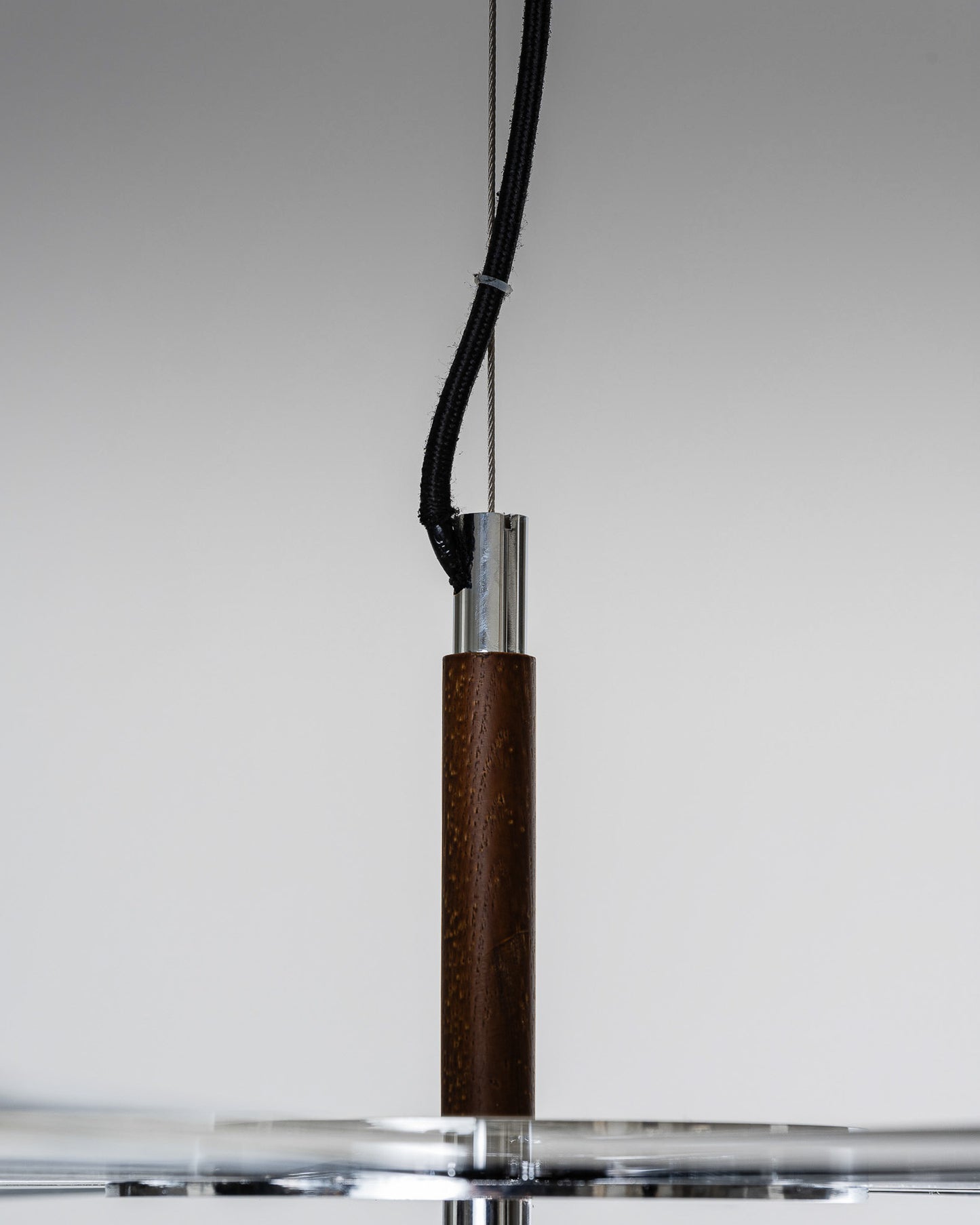 Madia pendant light in chrome finish