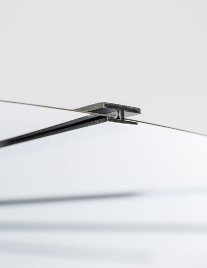 Madia pendant light in chrome finish