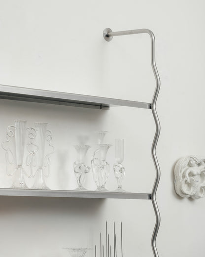 'WAVE' METAL SHELF