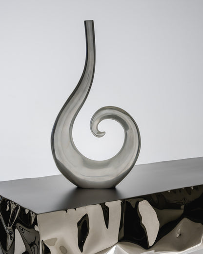 SOLIFLORE CURLY IN ALUMINUM, 1980s