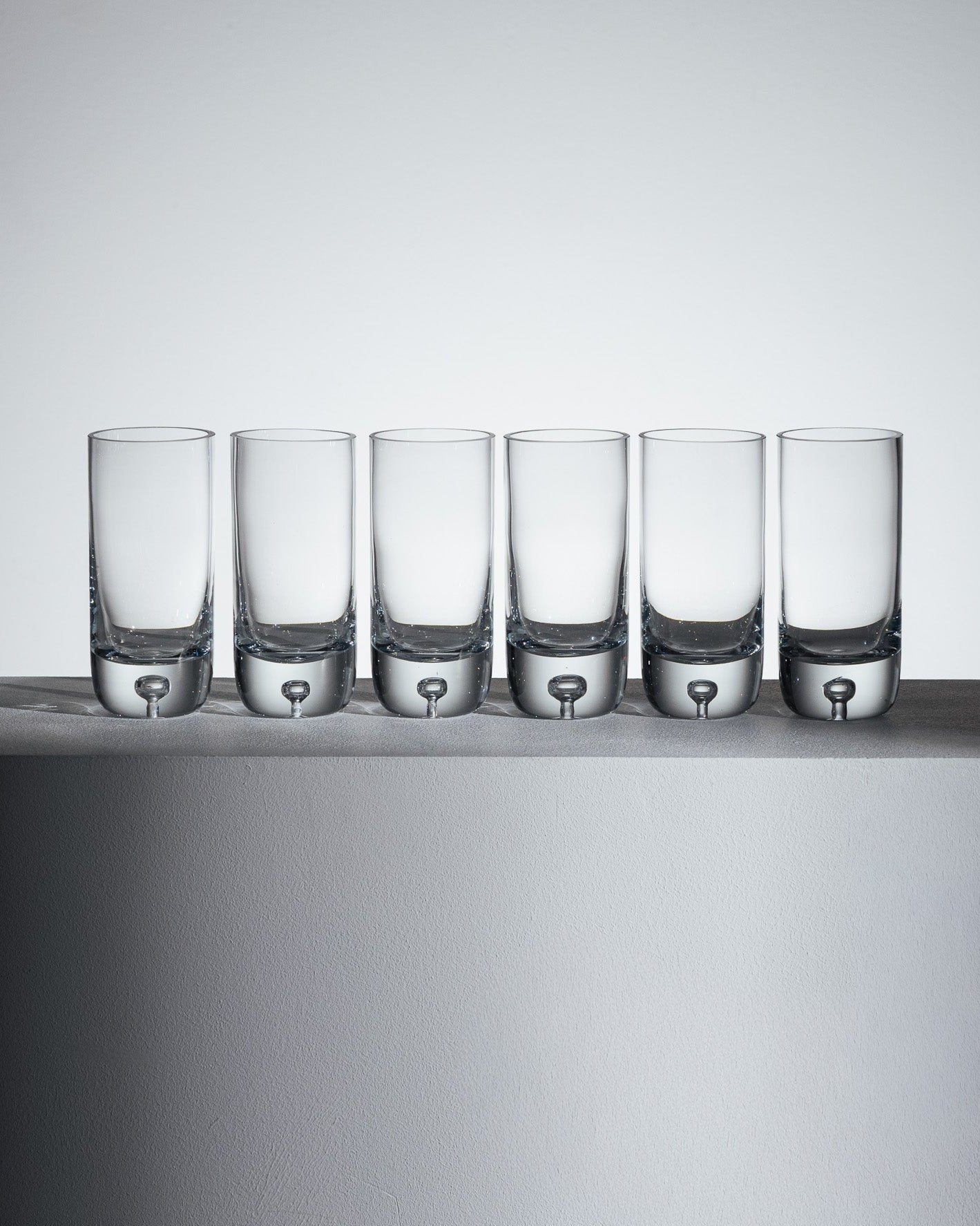 SET OF 6 PINT GLASSES,KROSNO