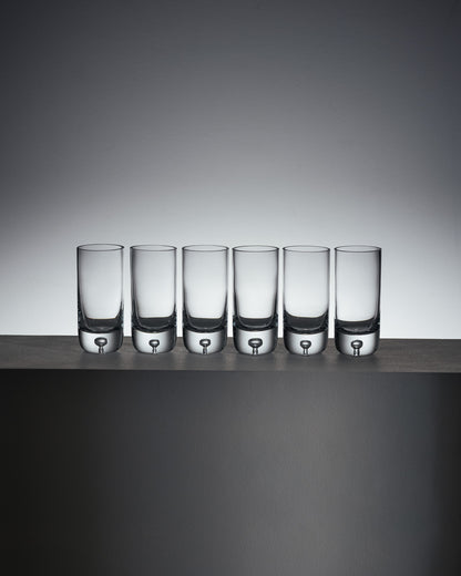 SET OF 6 PINT GLASSES,KROSNO