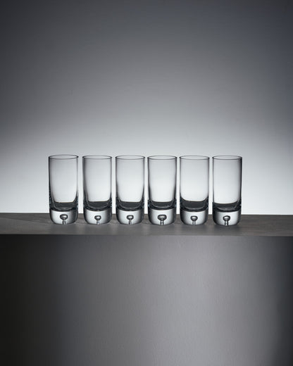 SET OF 6 PINT GLASSES,KROSNO