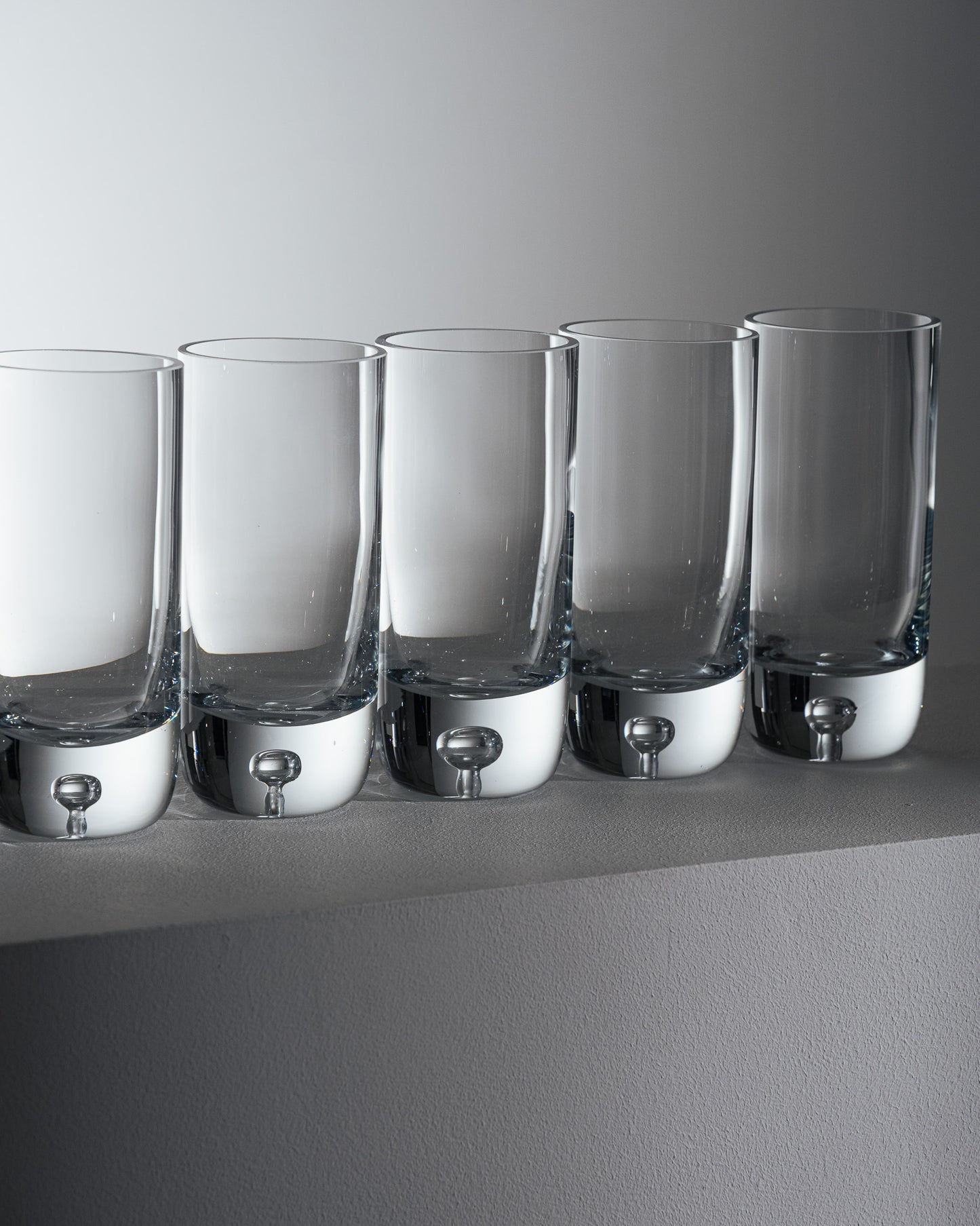 SET OF 6 PINT GLASSES,KROSNO