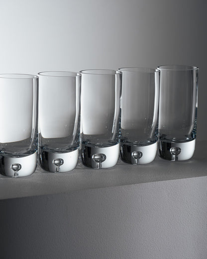 SET OF 6 PINT GLASSES,KROSNO