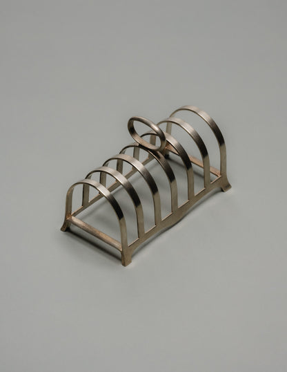 SILVER METAL TOAST RACK, 1950s
