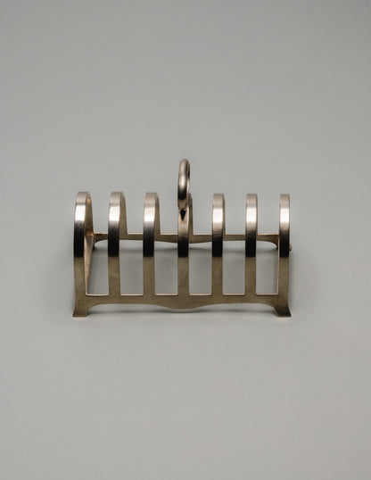 SILVER METAL TOAST RACK, 1950s