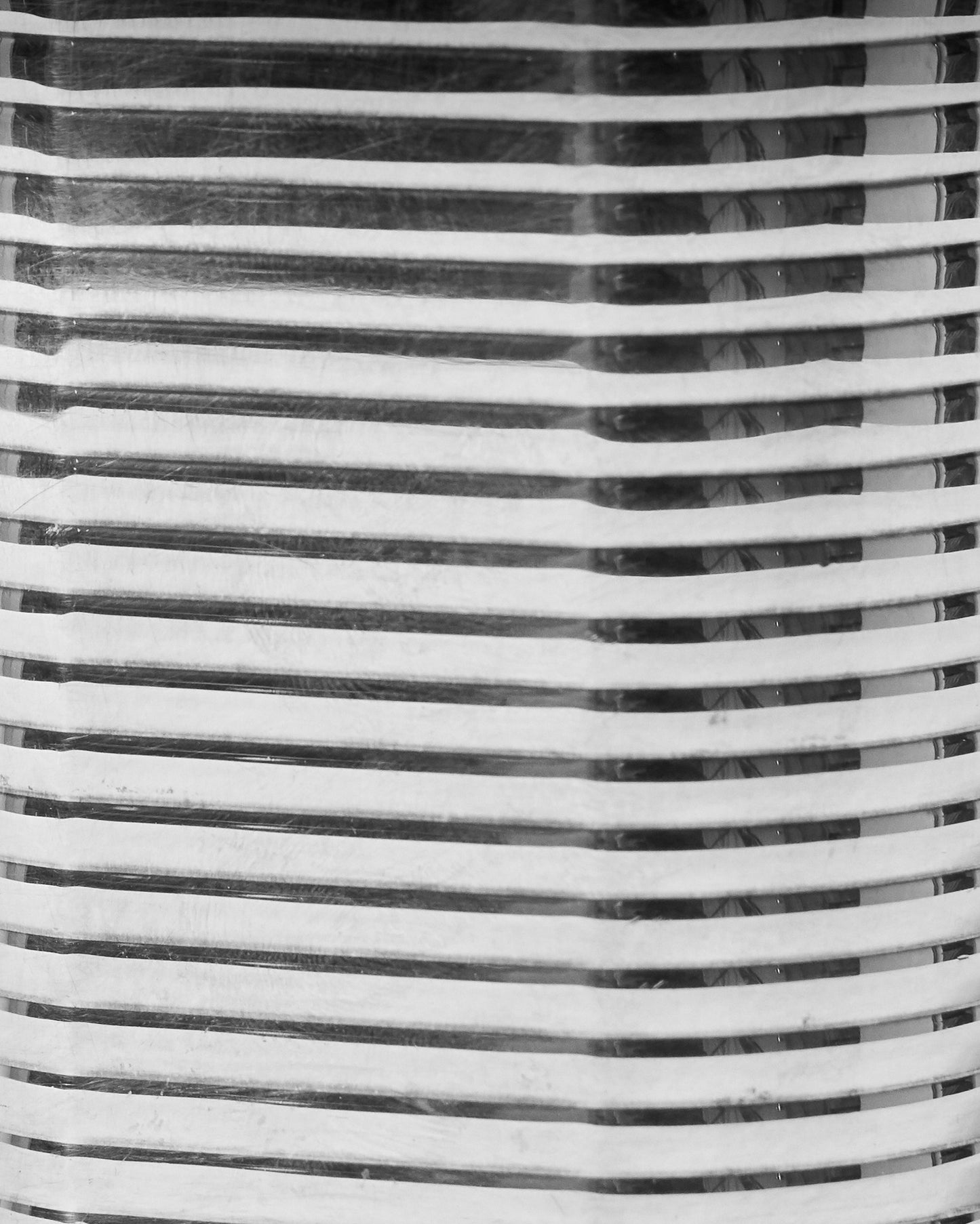 SILVER-PLATED METAL PENCIL HOLDER, CHRISTOFLE, 1970s