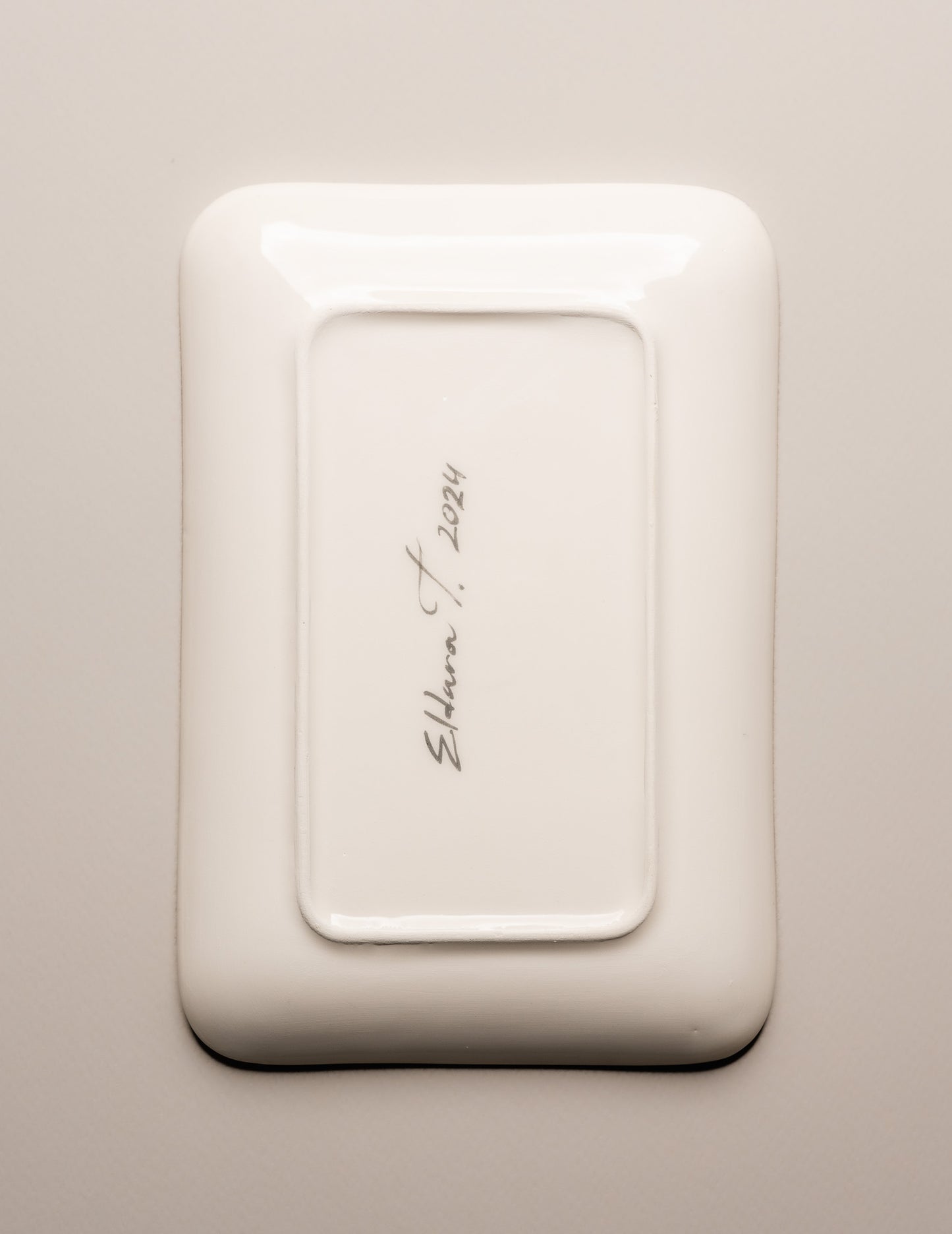 BLUE CERAMIC POCKET TRAY