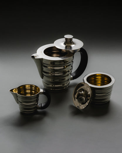 ACCOLADE TEA AND COFFEE SERVICE, GIO PONTI FOR CHRISTOFLE, 1930s