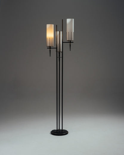 THREE-BRANCH FLOOR LAMP, ARLUS HOUSE, 1950s