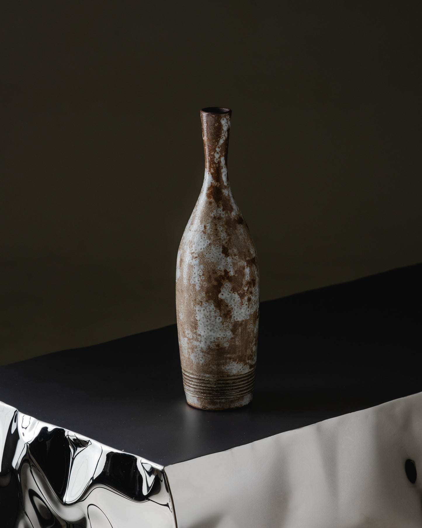 KSOTANDA ceramic soliflore, Vallauris, 1950s