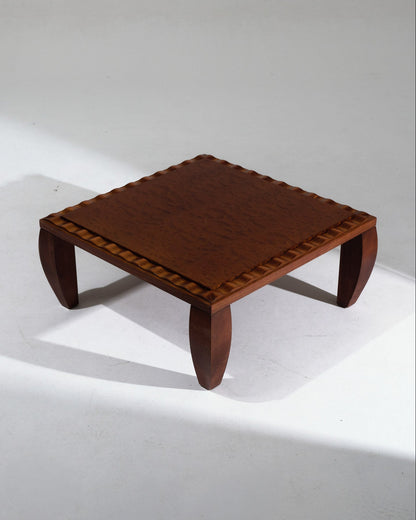 ART DECO STYLE SQUARE COFFEE TABLE