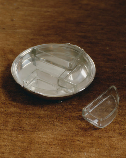 Art Deco silver-plated hors d'oeuvre dish, 1930s