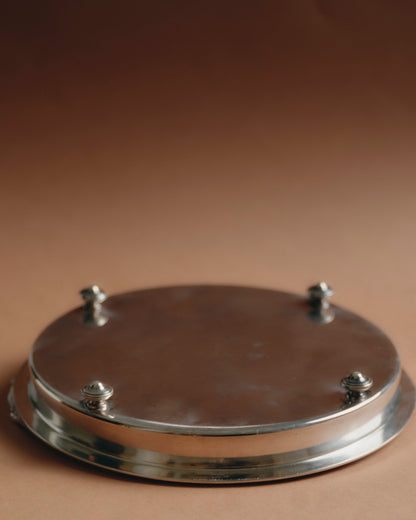 Art Deco silver-plated hors d'oeuvre dish, 1930s