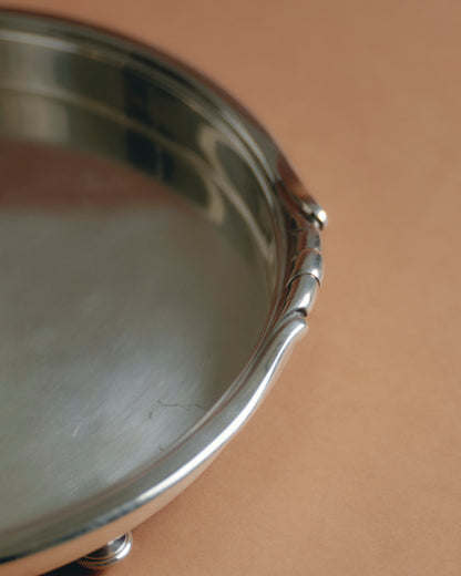 Art Deco silver-plated hors d'oeuvre dish, 1930s