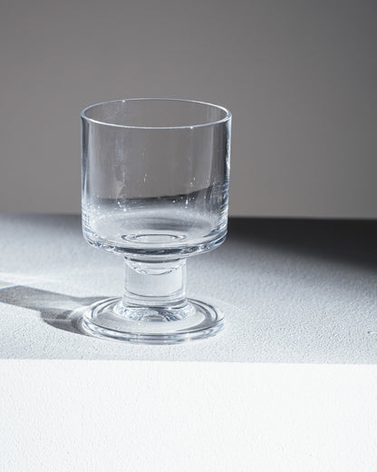SET OF 10 CRYSTAL WATER GLASSES, 1970s 