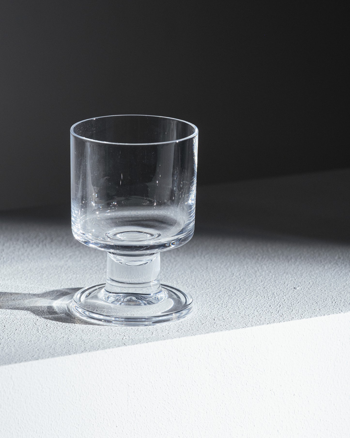 SET OF 10 CRYSTAL WATER GLASSES, 1970s 