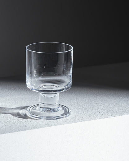 SET OF 10 CRYSTAL WATER GLASSES, 1970s 