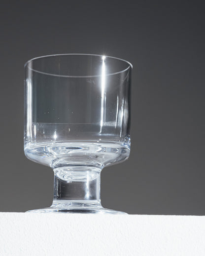 SET OF 10 CRYSTAL WATER GLASSES, 1970s 