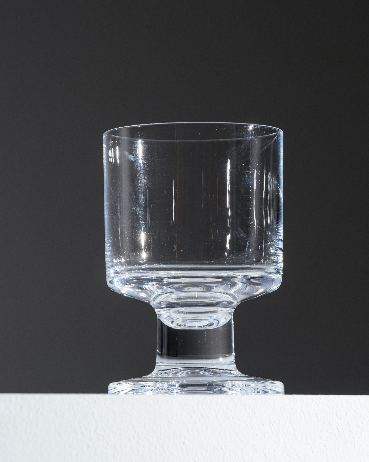 SET OF 10 CRYSTAL WATER GLASSES, 1970s 
